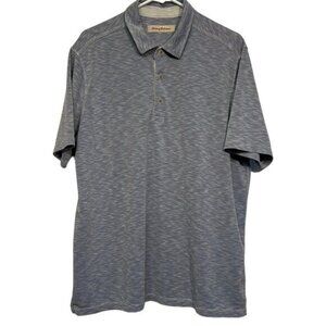 Men's Tommy Bahama Blue Pullover Polo Golf Shirt Size XL EUC #CA-2424